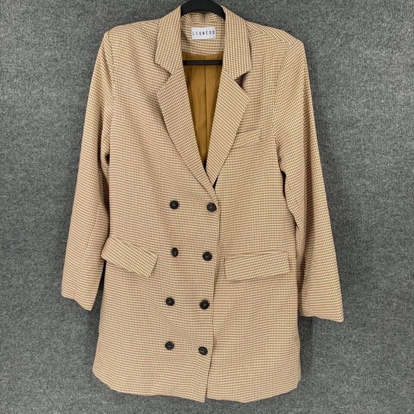 NWT Lioness Gingham Blazer Dress - Picture 2 of 4